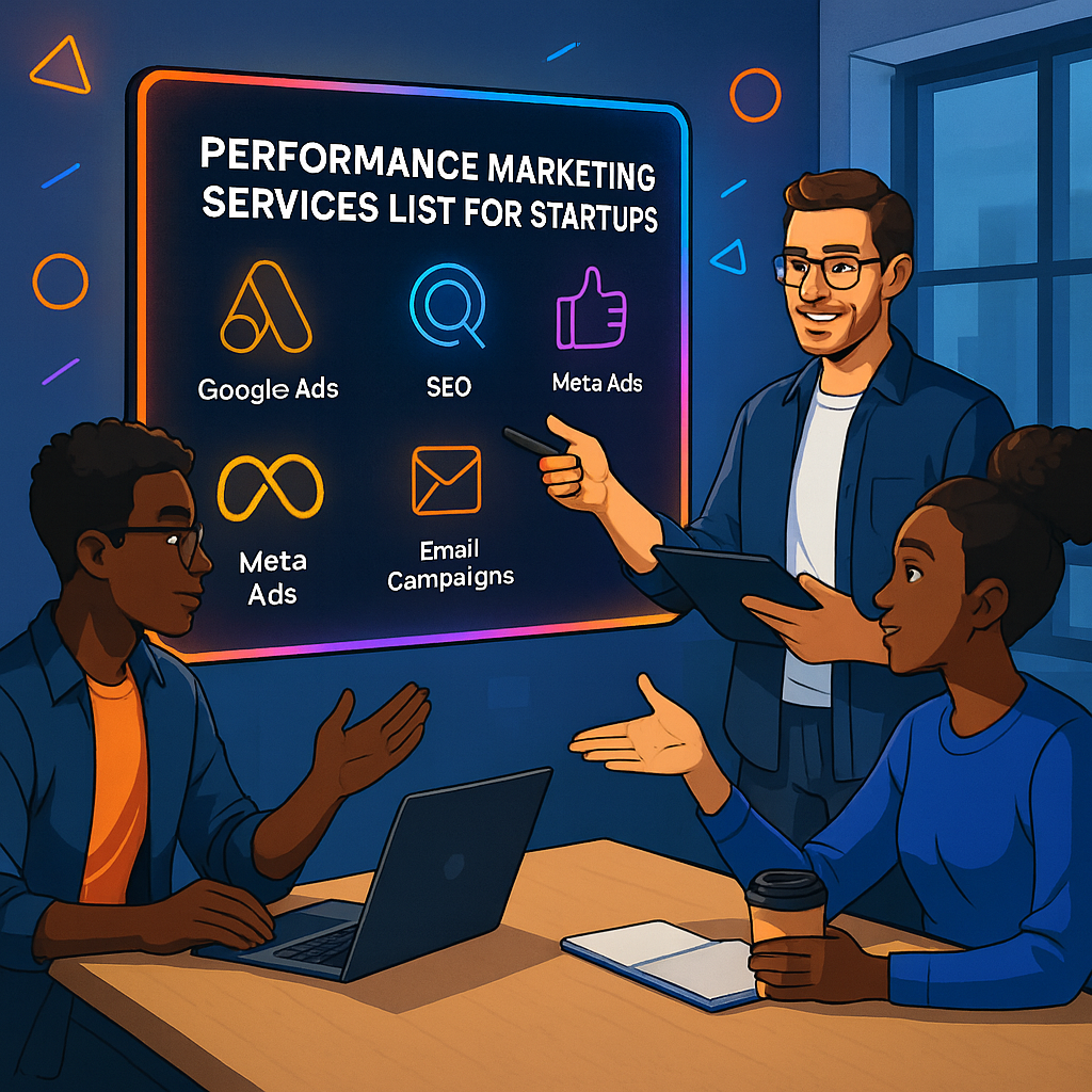 Performance Marketing Services List for Startups